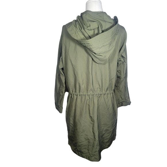 Everlane Women's The City Anorak Hooded Jacket Surplus Olive Green Size S - Picture 6 of 16